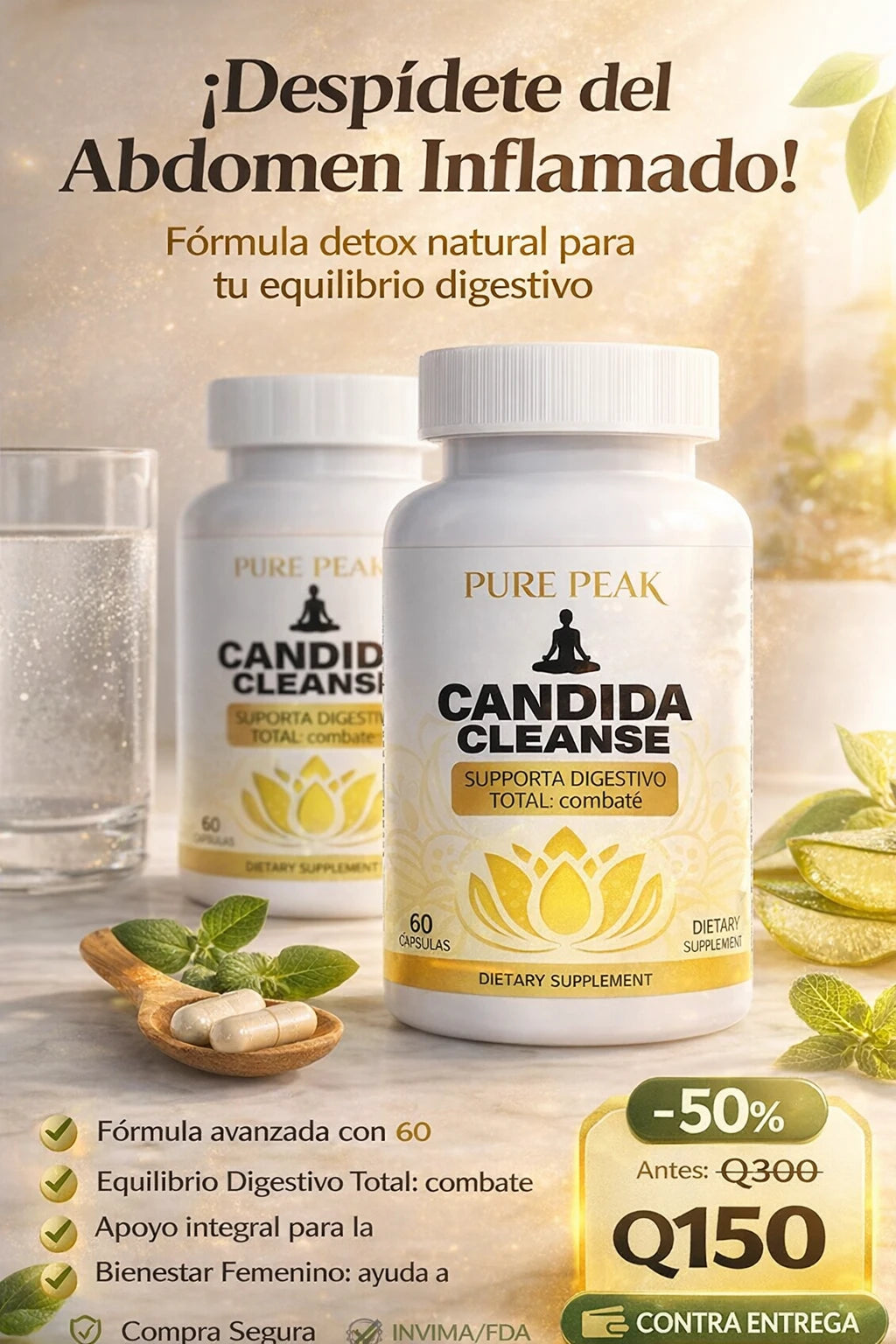 2x1 Candida Cleanse® – Recupera Tu Equilibrio Interno