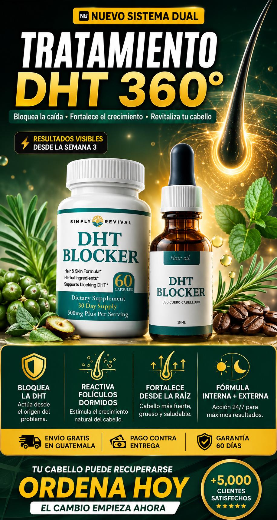 REVITALHAIR COMBO DHT + SERUM ANTICALVICIE 360