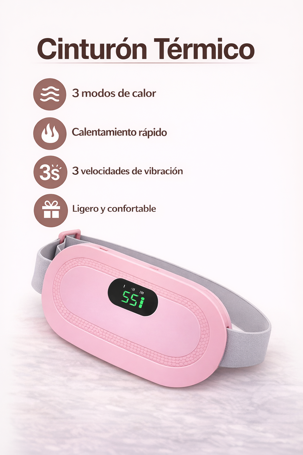 Cinturón Térmico Inteligente para cólicos