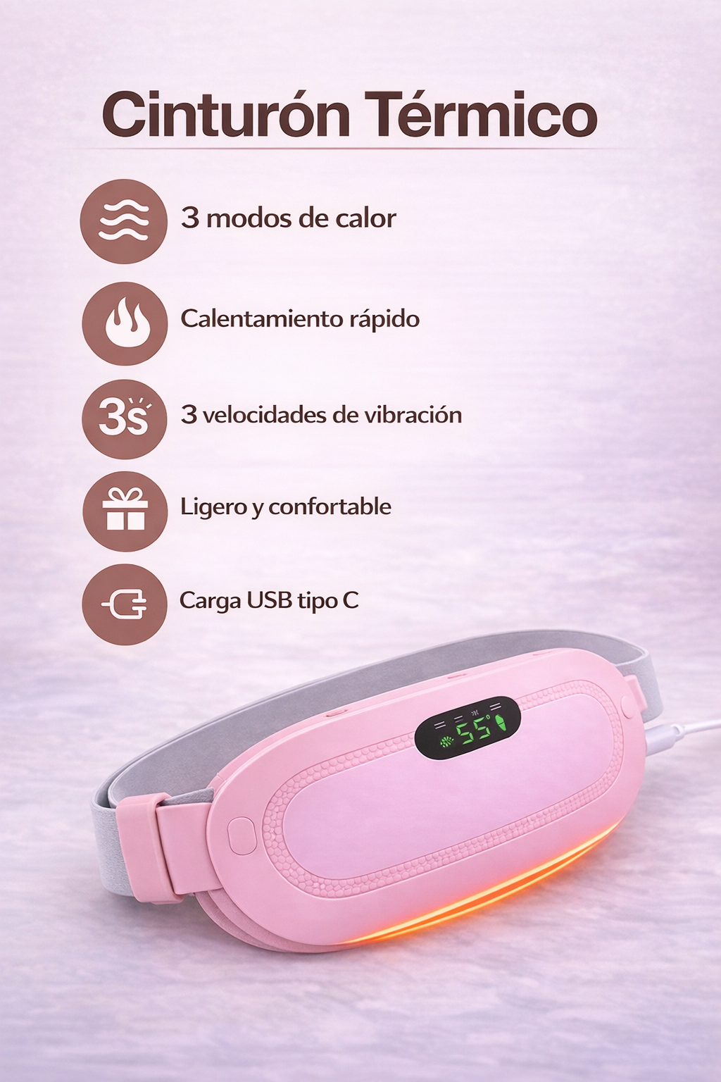 Cinturón Térmico Inteligente para cólicos