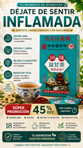 HEPAZEN — Té Chino 18 Sabores Desintoxicante Hepático