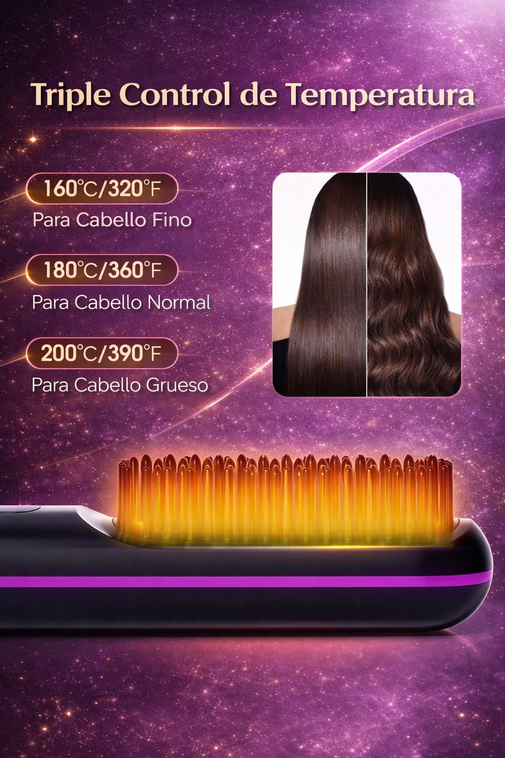 StylerPRO - Cepillo Alisador portatil