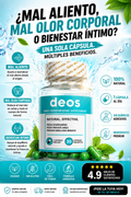 DEOS — Cápsulas Desodorizantes Naturales