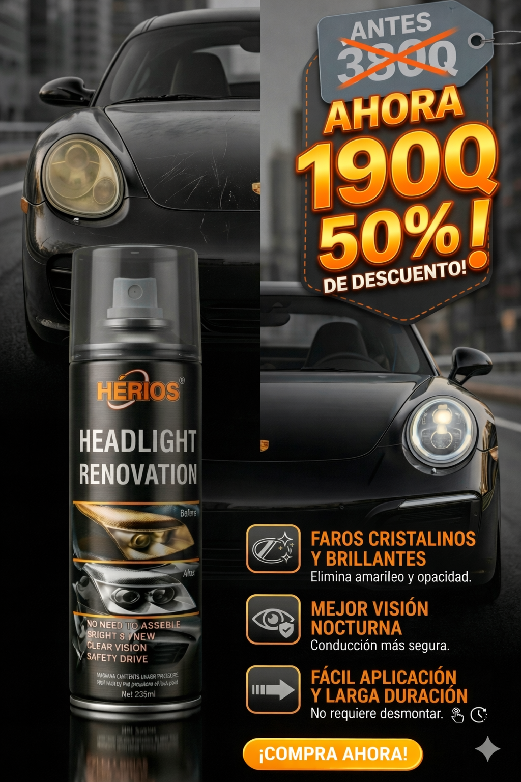 LumiPRO- Limpiador de Farolas