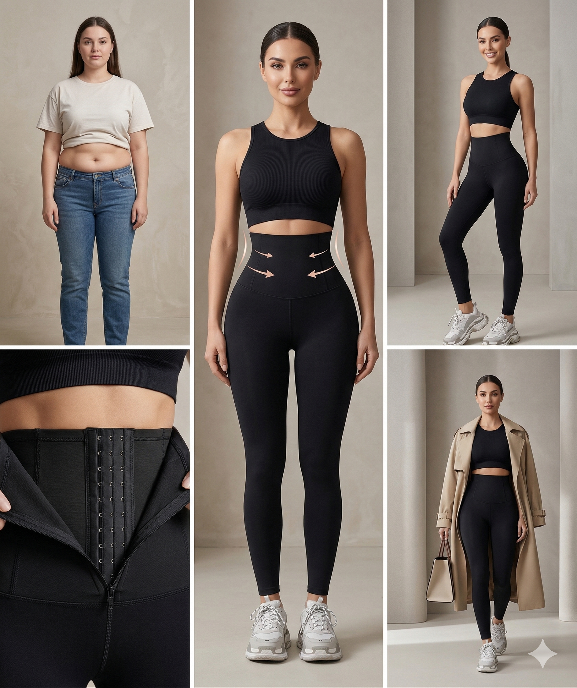 SiluetX 2X – Faja Moldeadora + Legging Esculpidor