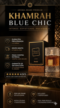 Khamrah Blue Chic — Perfume Árabe Seductor 100ml