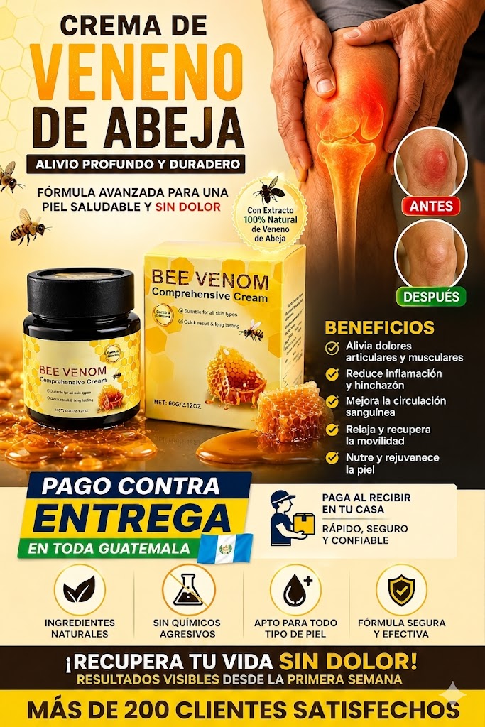 APIVIVE — Crema de Veneno de Abeja